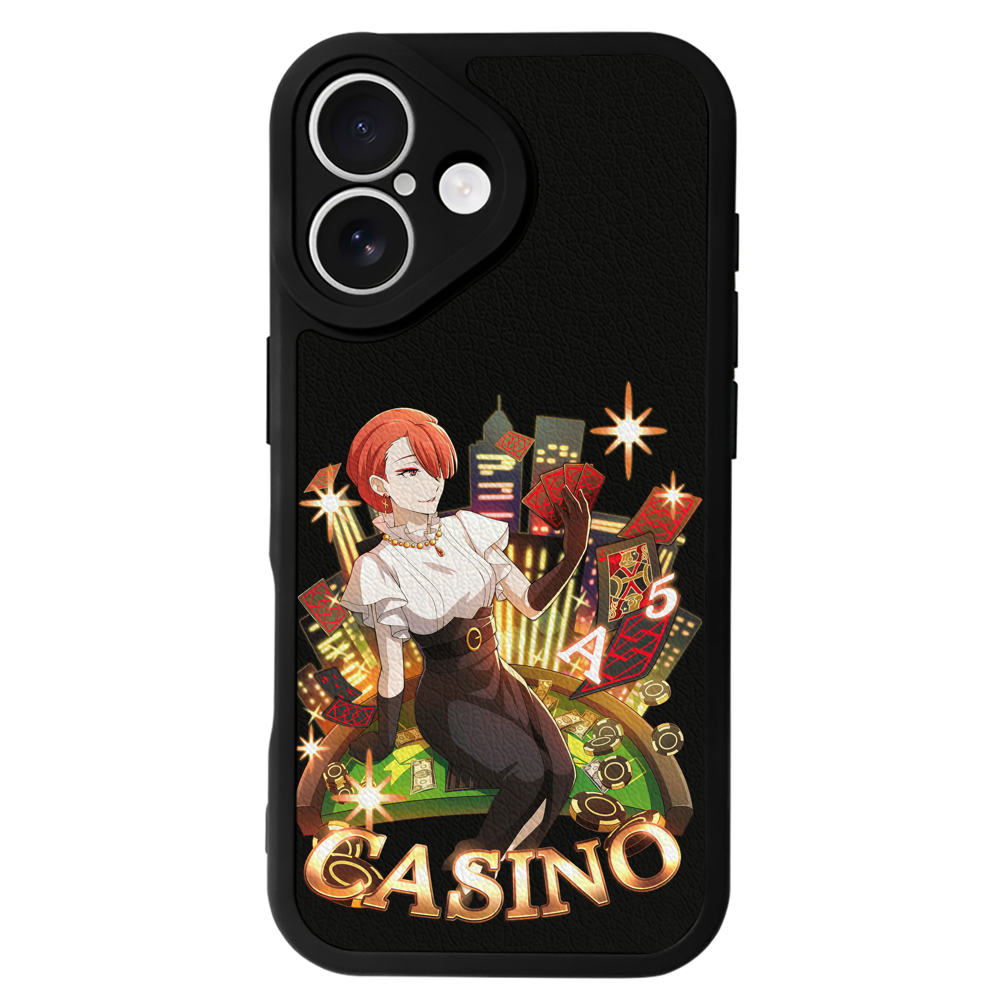 （画像用） 文豪ストレイドッグス Bungo Stray Dogs 【iPhone 16シリーズ対応】シリコンスマホケース（レザー調） 材質：シリコン